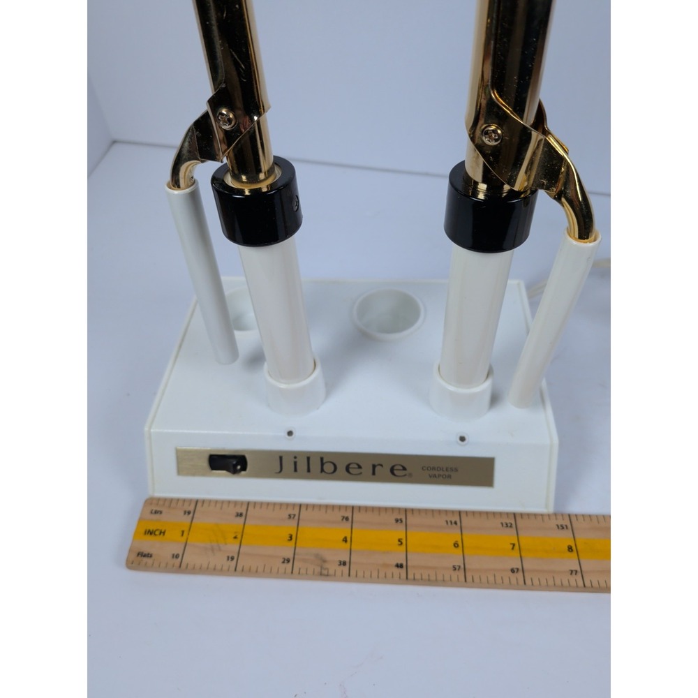 Jilbere cordless vapor Curling Iron set Vintage set of 2 Working - Picture 7 of 9